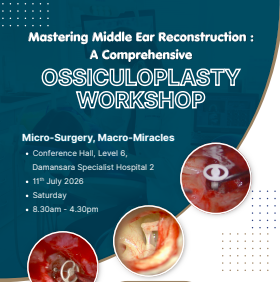 OSSICULOPLASTY WORKSHOP